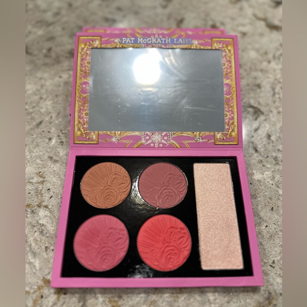 New Pat McGrath Labs Divine blush + glow cheek palette: Divine rose
